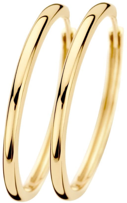 Blush Blush Oorbellen 7311YGO Oorringen 14k Geelgoud 1.9mm x 25mm Goud