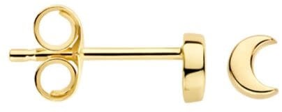 Blush Blush Oorbellen 7321YGO Oorstekers 14k Geelgoud Halvemaan Dicht Goud