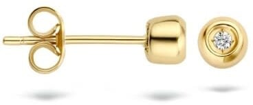 Blush 7613YDI Oorbellen 14 krt geelgoud met diamant Goud