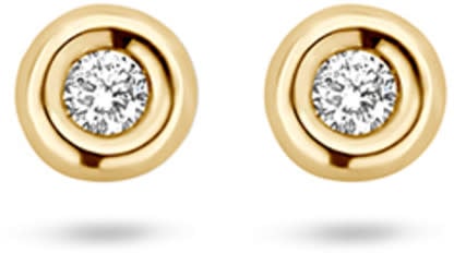 Blush Blush Oorbellen 7628YDI 14k Geelgoud 0,06crt G SI Briljant geslepen Diamant Goud