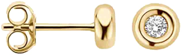 Blush Blush Oorbellen 7628YDI 14k Geelgoud 0,06crt G SI Briljant geslepen Diamant Goud