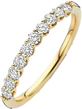 Blush Blush Ring LG1042Y/54 14k Geelgoud met 0,52crt G VS1 Lab Grown Diamanten Maat 54 Goud