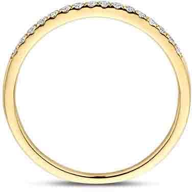 Blush Blush Ring LG1046Y/54 14k Geelgoud 0.16crt H SI Briljant geslepen Diamant Maat 54 Goud