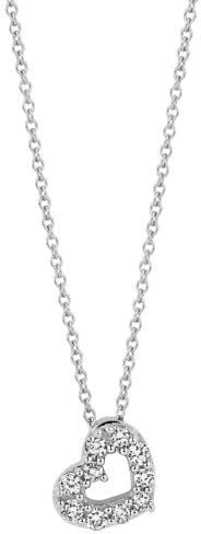 Blush Blush Collier LG3000W 14k Witgoud 0,14ct H SI Briljant Geslepen Labgrown Diamant 42cm Zilver