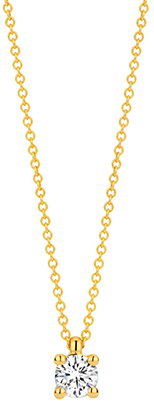 Blush Blush Collier LG3001Y 14k Geelgoud 0.20crt G SI Briljant Lab Grown Diamant 42cm Goud