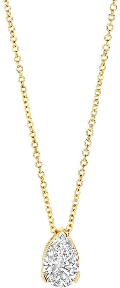 Blush Blush Collier LG3012Y 14k Geelgoud met 0,50crt H SI Peer Lab Grown Diamant 42cm Goud