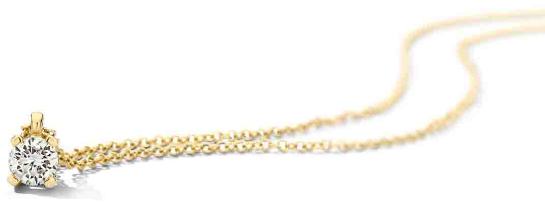 Blush Blush Collier LG3014Y 14k Geelgoud met 0,15crt G VS 1 Lab Grown Diamant Goud