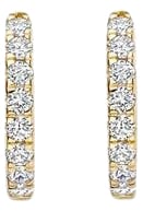 Blush Blush Oorbellen LG7029Y 14k Geelgoud 0.24crt H SI Briljant geslepen Labgrown Diamant 1.8mm x 12.5mm Goud