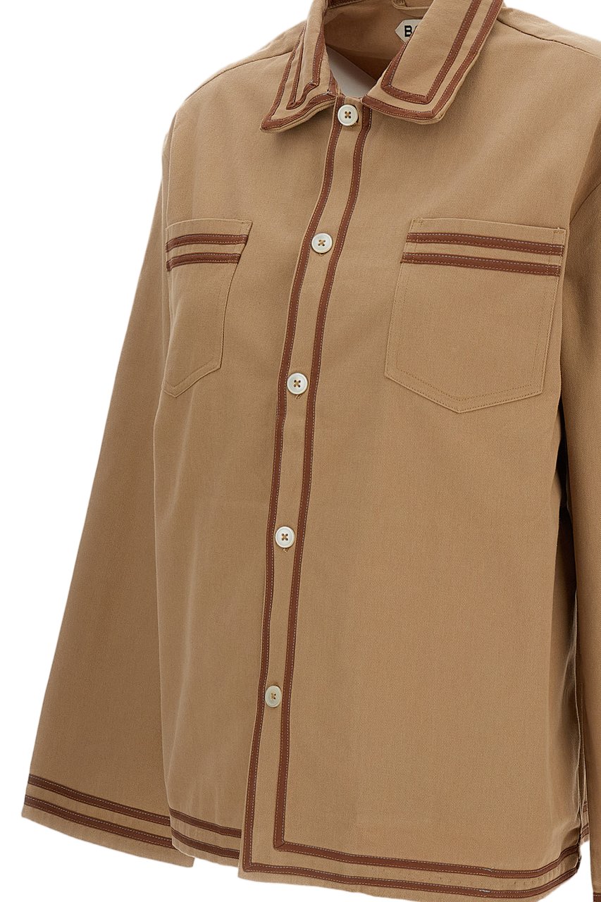 BODE Brown Canteen Cotton Overshirt Bruin