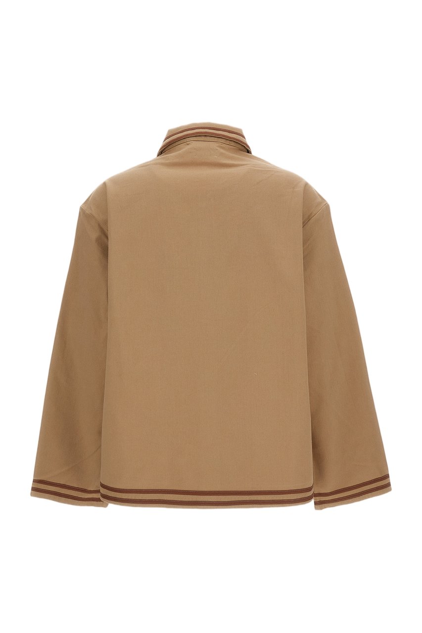BODE Brown Canteen Cotton Overshirt Bruin