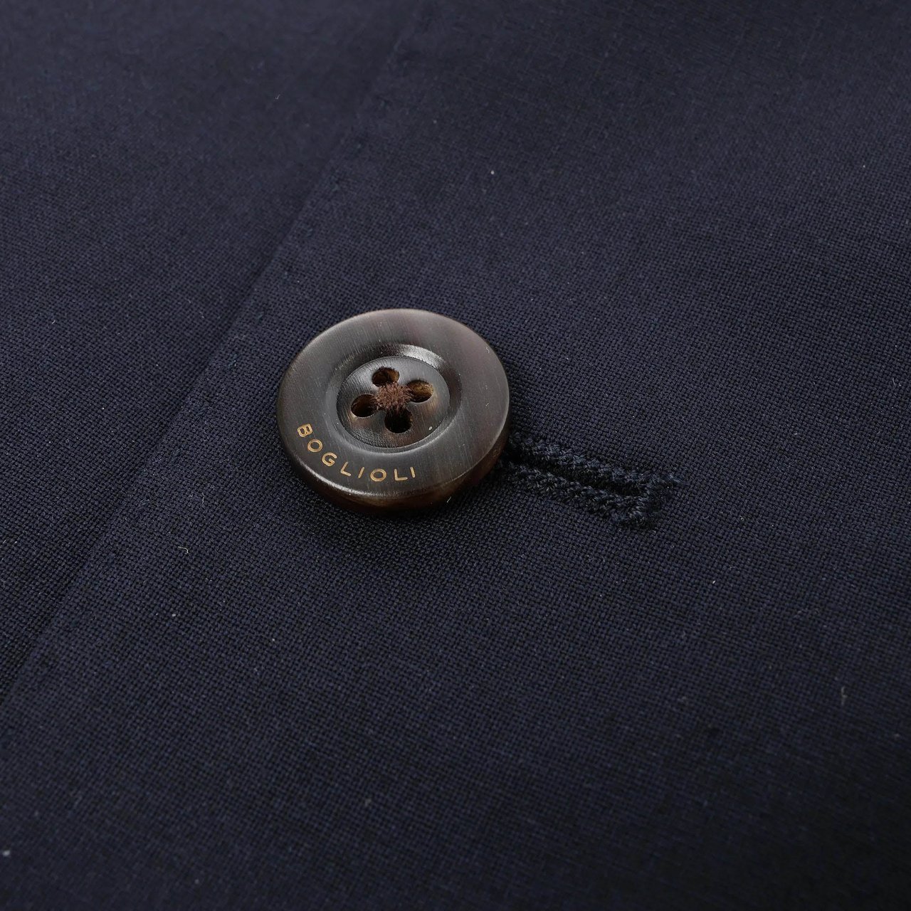 Boglioli Boglioli Wool Casual Blazer in Navy Blue, Size 50 IT Blauw
