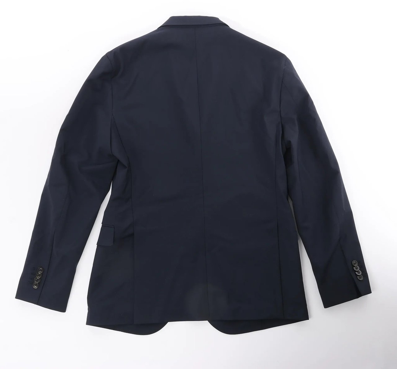 Boglioli Wool Casual Blazer in Navy Blue, Size 50 IT Blauw