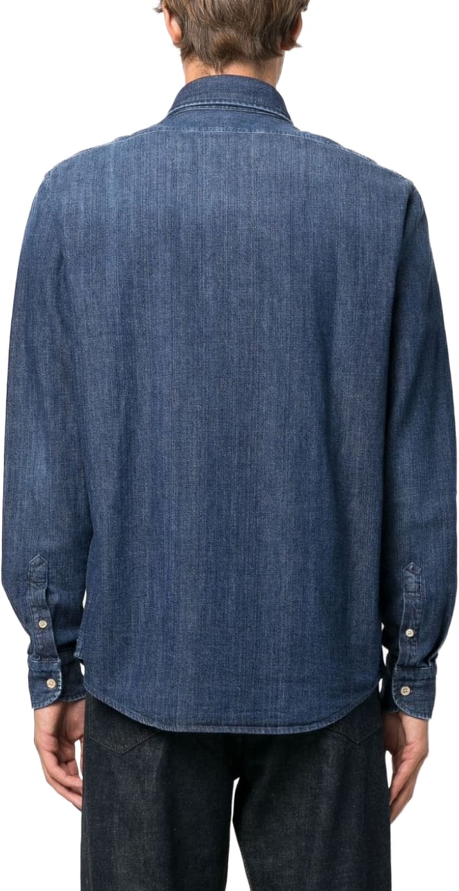 Boglioli Shirts Denim Blauw