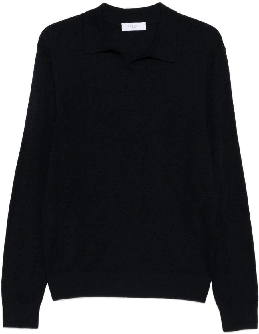 Boglioli Sweaters Black Zwart