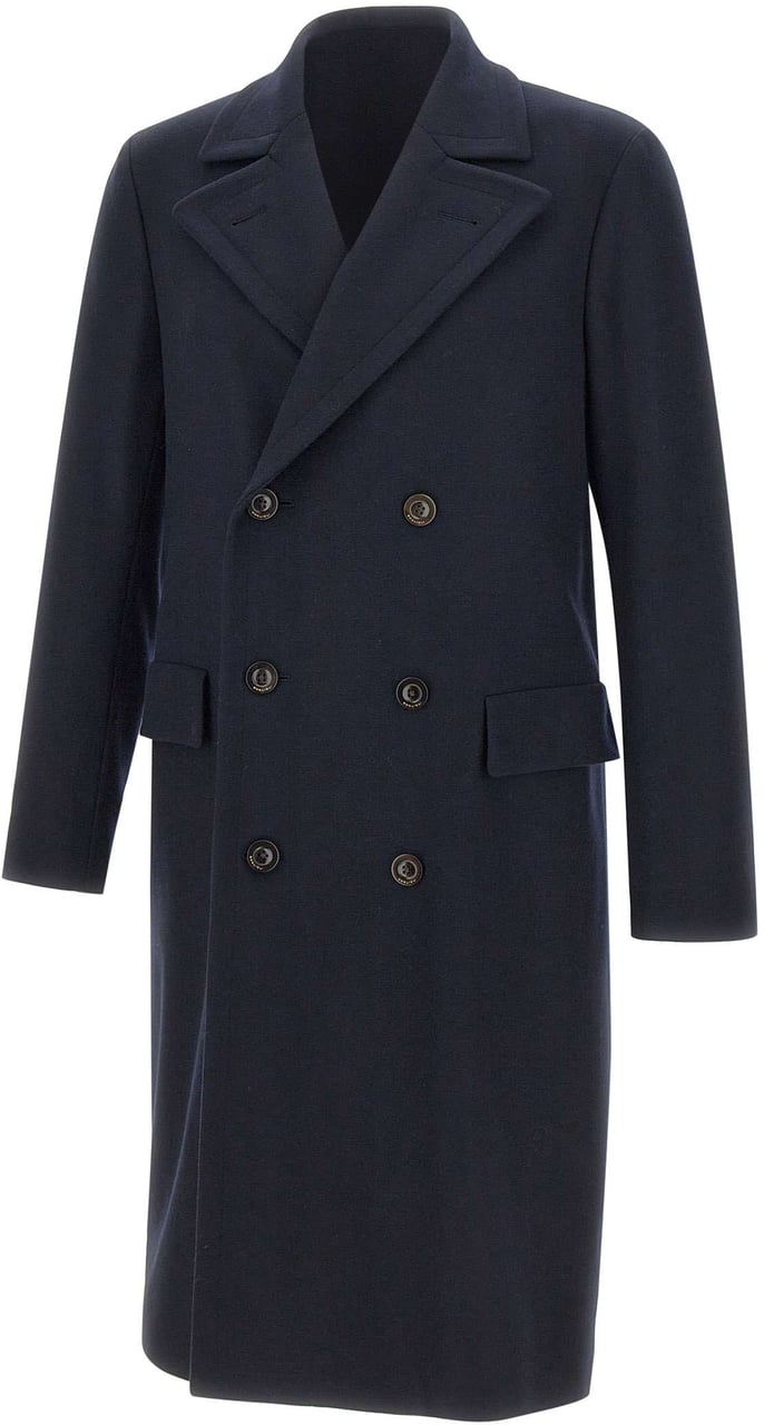Boglioli Coats Blue Blauw