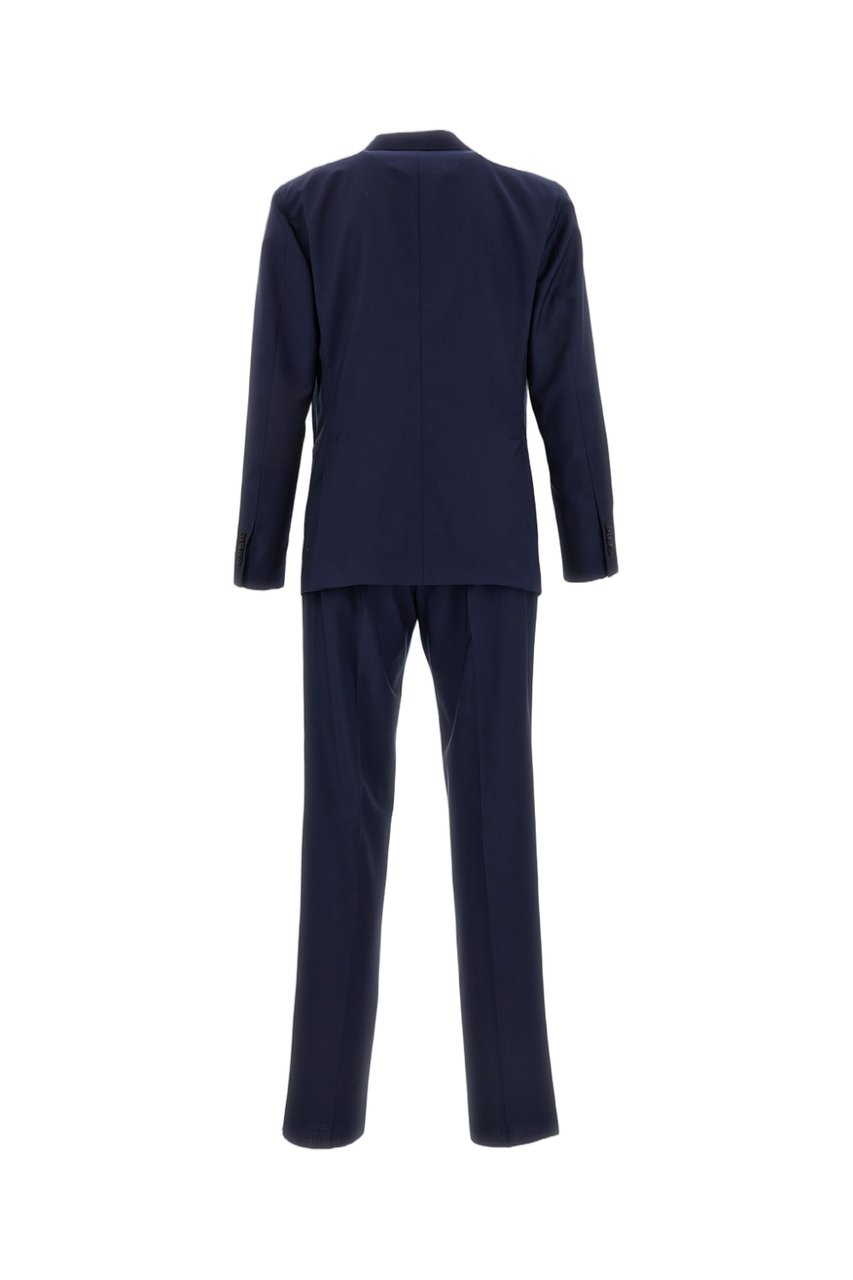 Boglioli Tropical Wool Single-Breasted Suit Blauw
