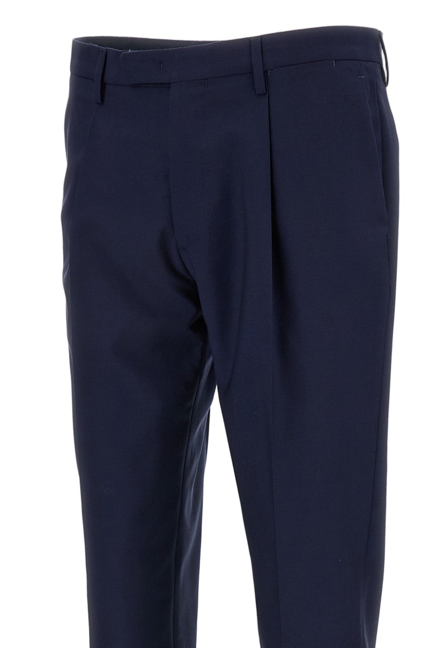 Boglioli Tropical Wool Single-Breasted Suit Blauw
