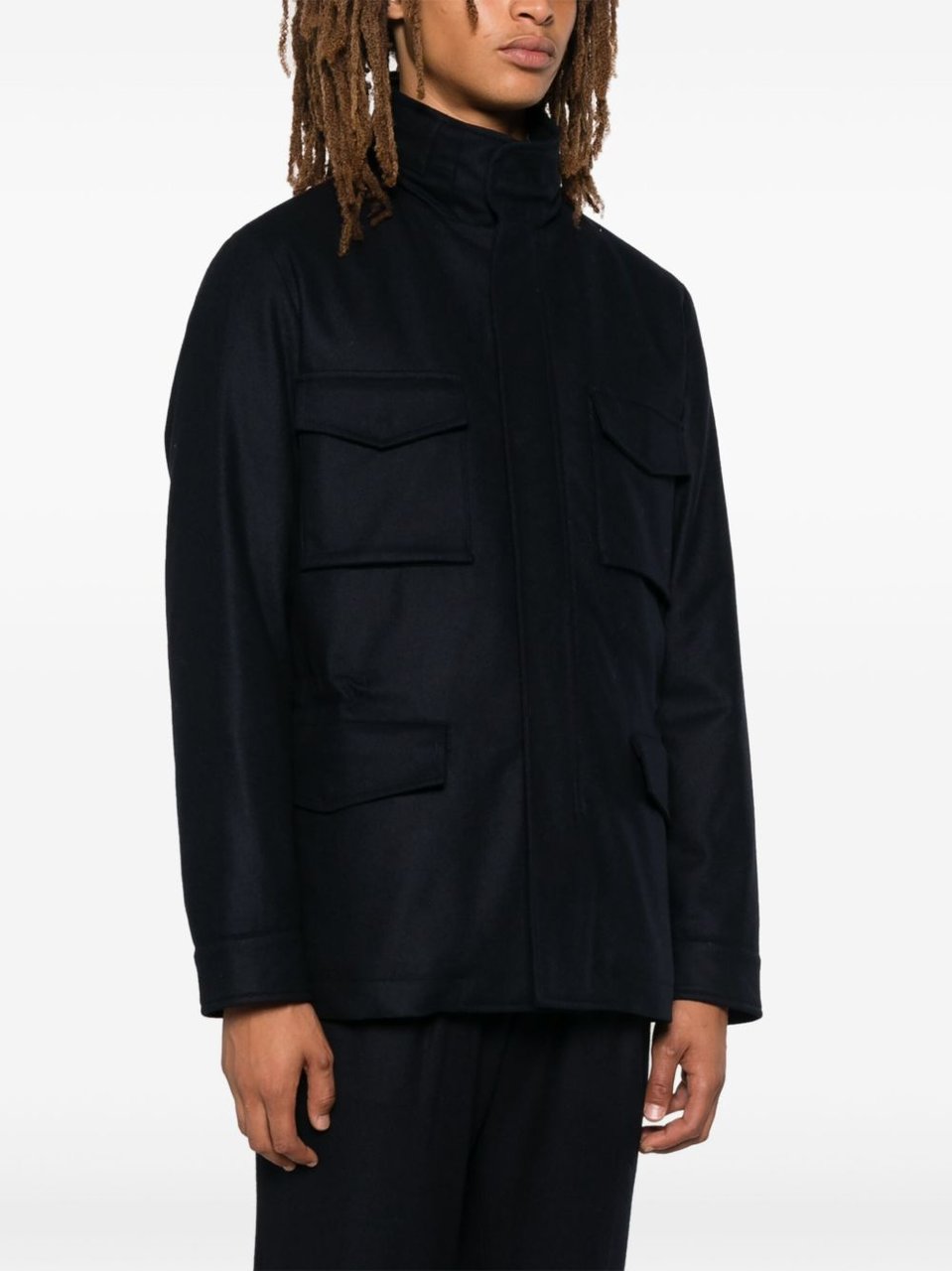 Boglioli Four Flap Pocket Jacket Zwart