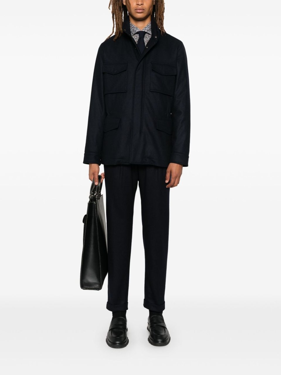 Boglioli Four Flap Pocket Jacket Zwart