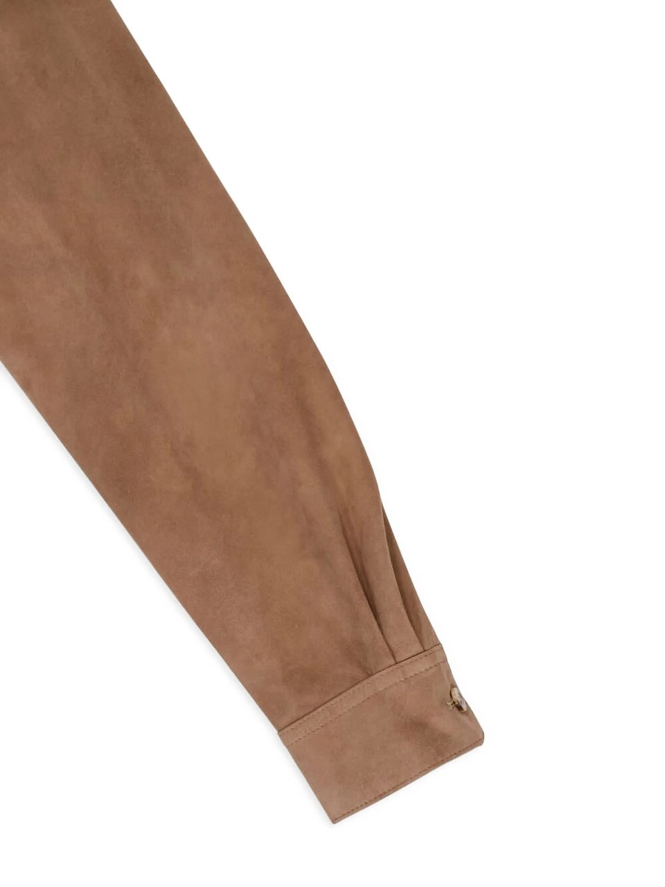 Boglioli Suede Leather Classic Collar Jacket Bruin