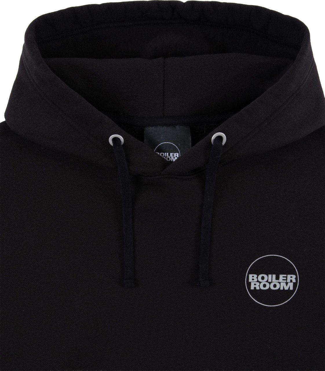 Boiler Room Felpa Con Cappuccio Core Logo 3M Nero Zwart