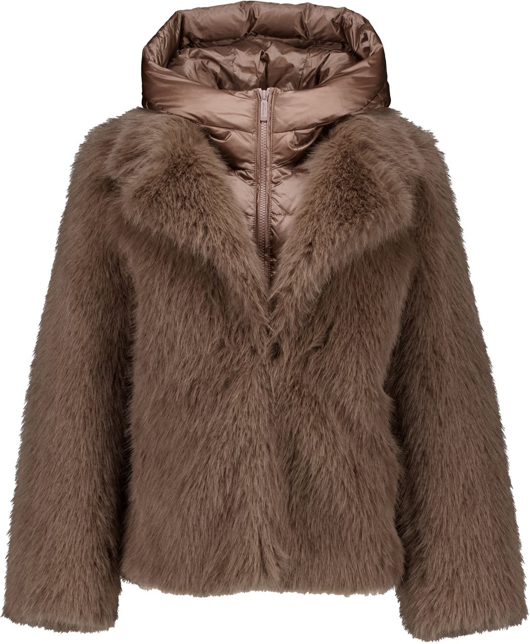 Bomboogie Bomboogie Woman Fur Coat Taupe Gw9148_frl5 Taupe