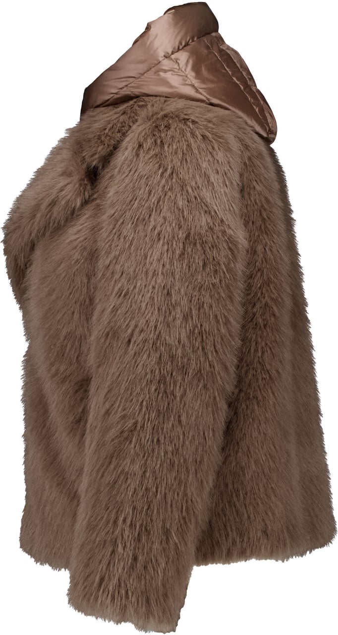 Bomboogie Bomboogie Woman Fur Coat Taupe Gw9148_frl5 Taupe