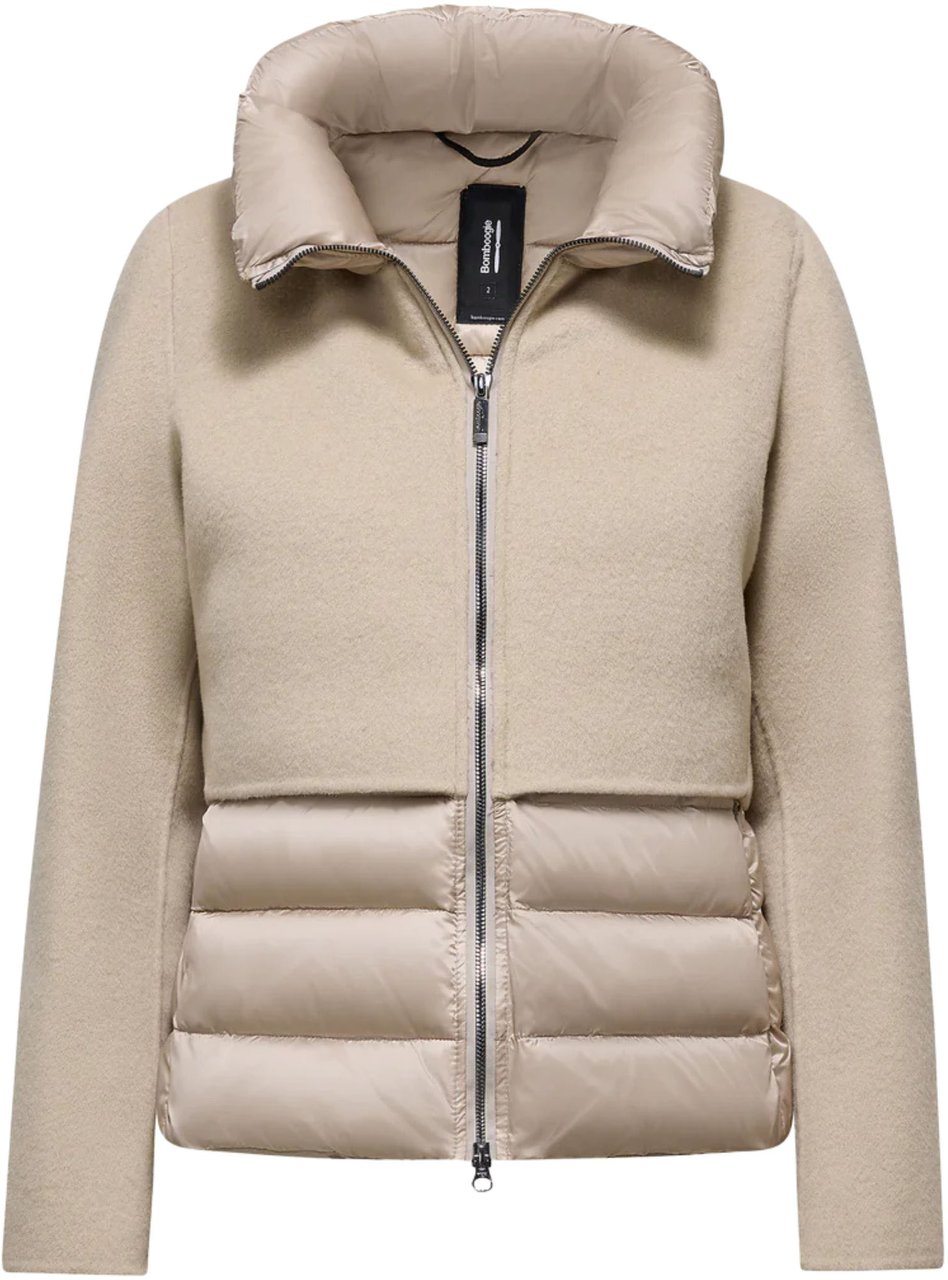 Bomboogie Bomboogie Bi Material Jacket  Zand Jw9266 Wld5 Beige