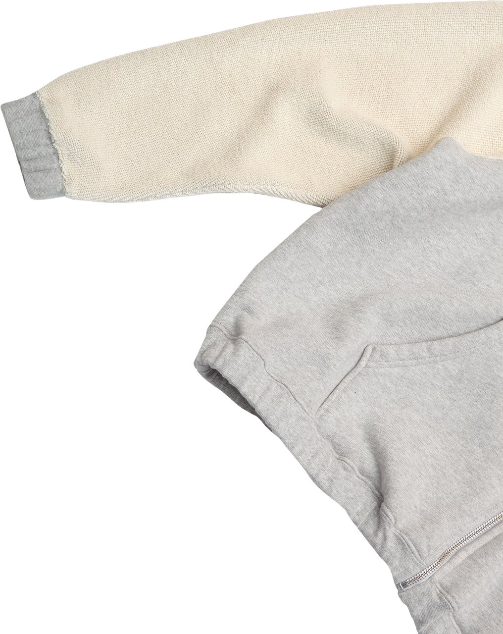 Bonsai Reverse Full Zip Grey Melange Divers