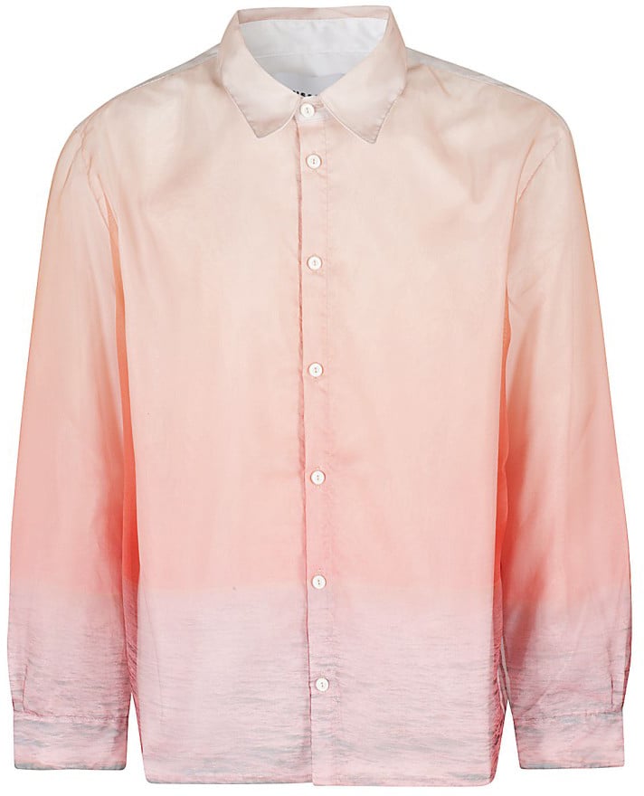 Bonsai Ombre Effect Button Down Shirt Roze