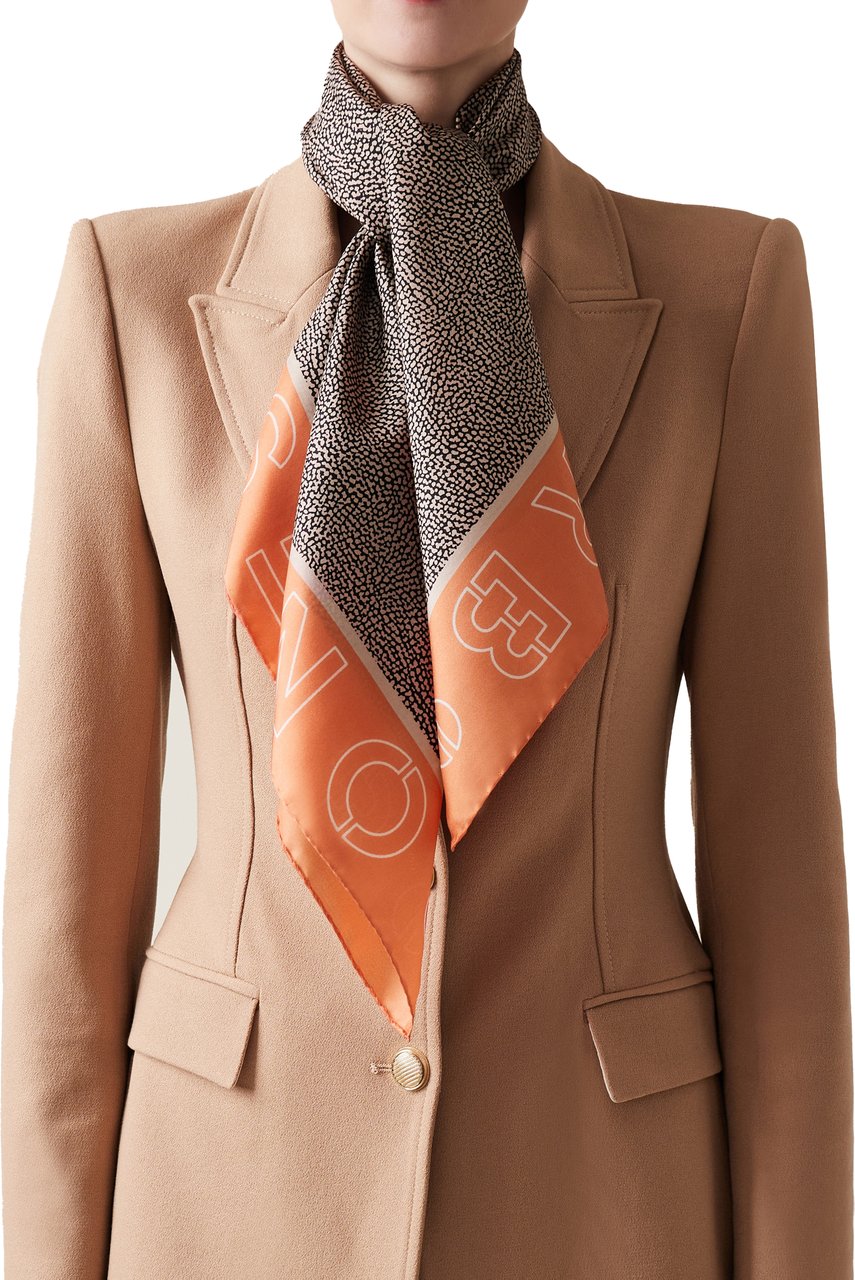 Borbonese SCARF 90X90 Bruin