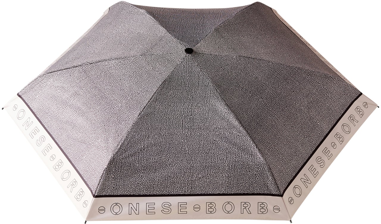 Borbonese MINI UMBRELLA Bruin