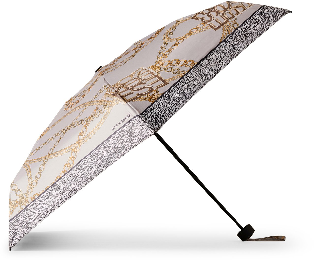 Borbonese MINI UMBRELLA Bruin