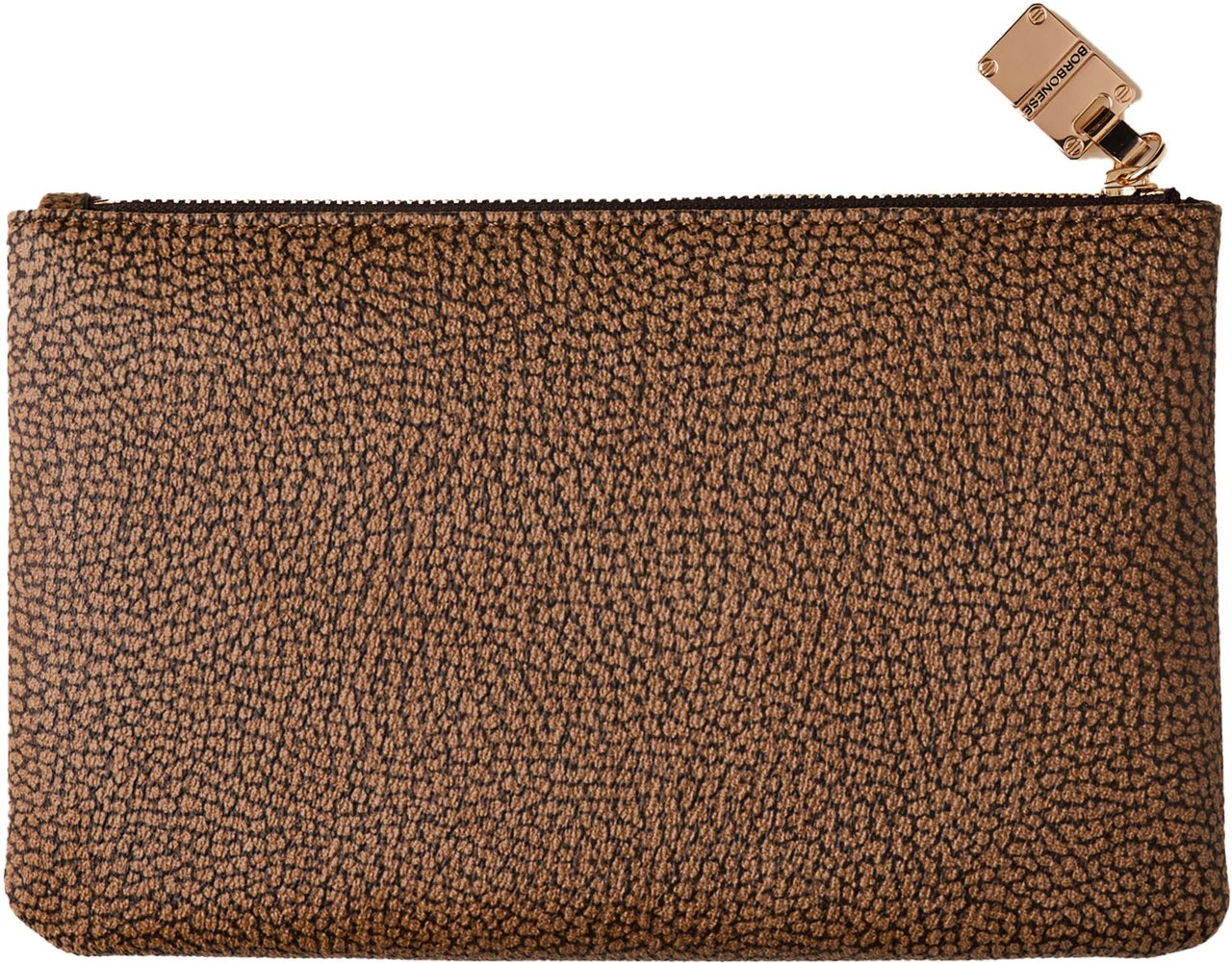 Borbonese VITE FLAT POUCH Bruin