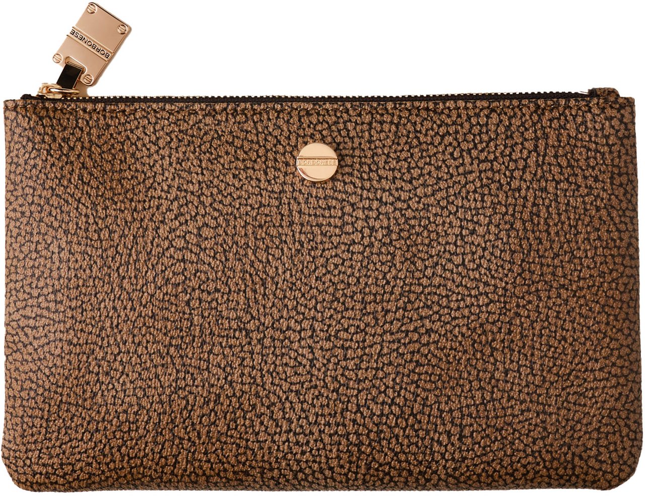 Borbonese VITE FLAT POUCH Bruin