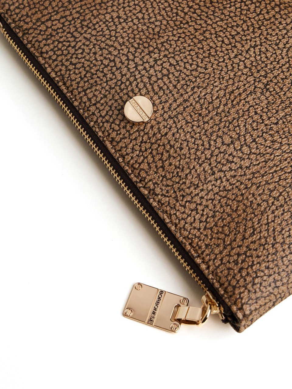 Borbonese VITE FLAT POUCH Bruin