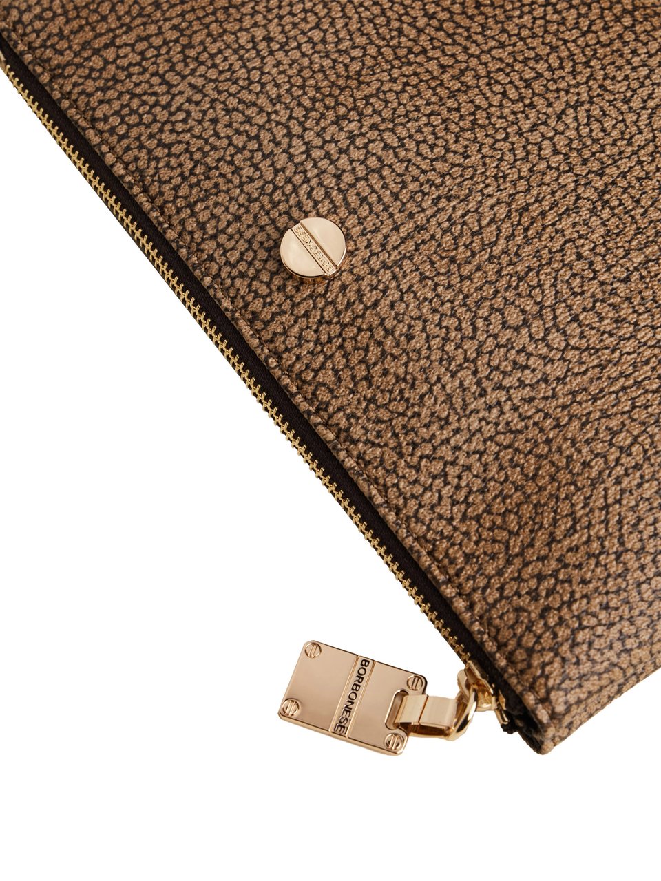 Borbonese VITE FLAT POUCH Bruin