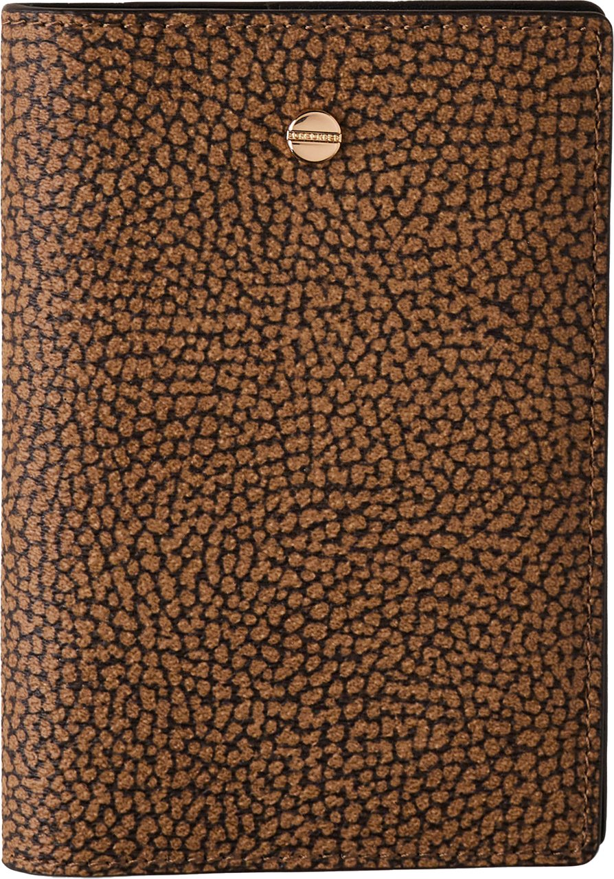 Borbonese PASSPORT HOLDER Bruin