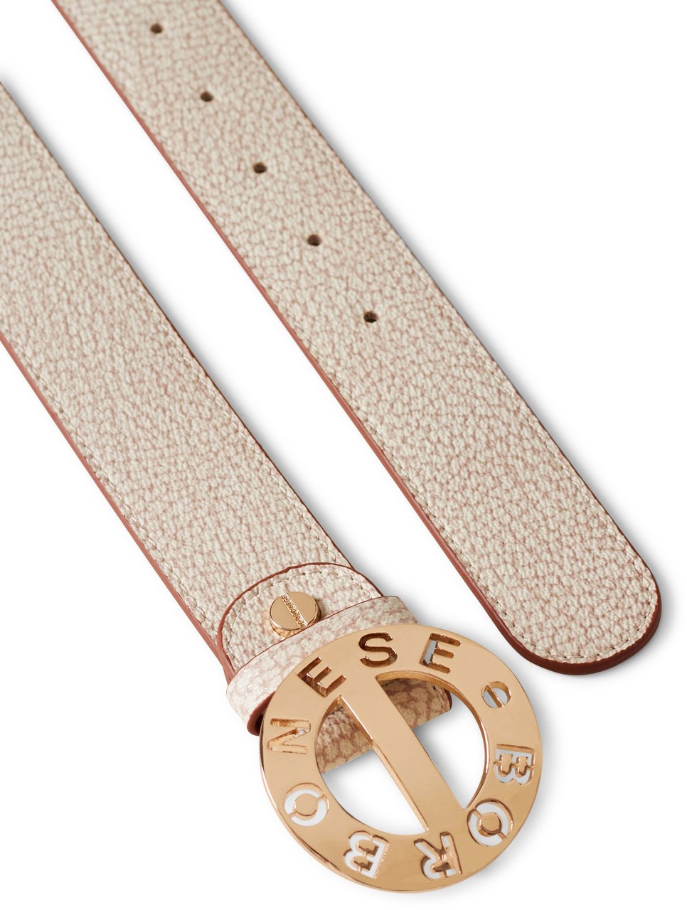 Borbonese LEATHER BELT Beige