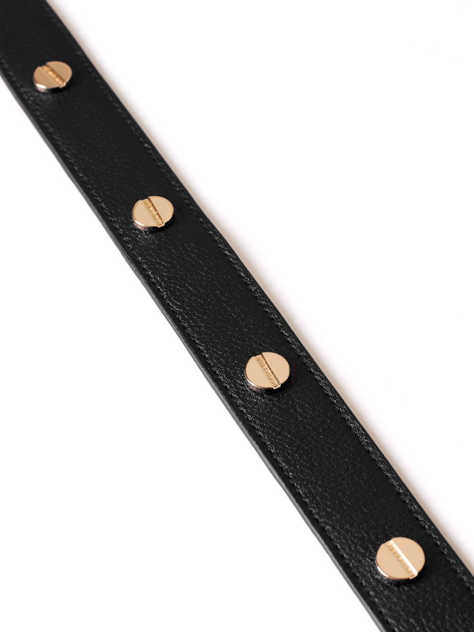 Borbonese BELT - Leather belt Zwart