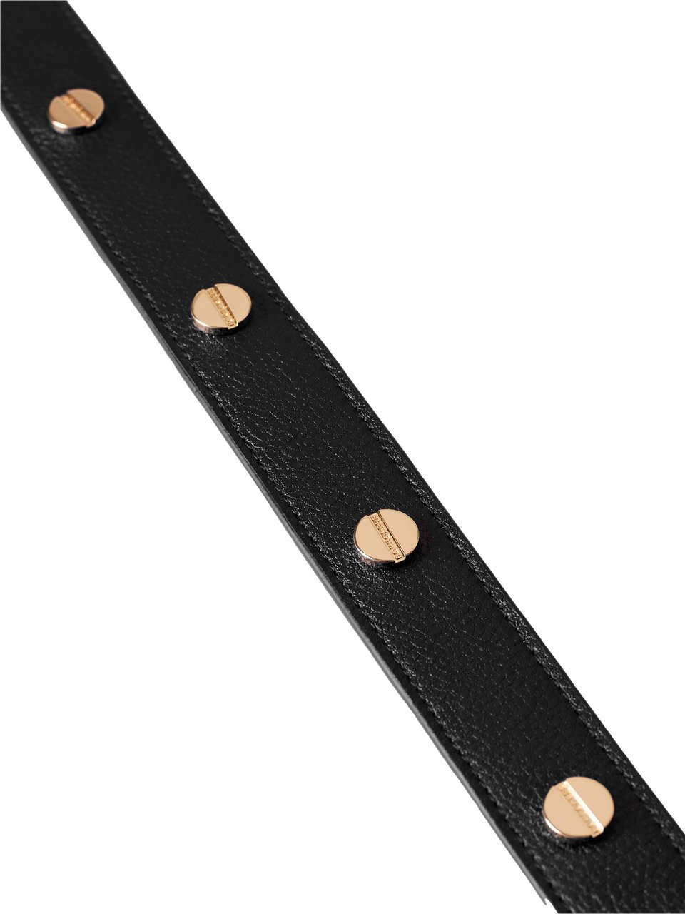 Borbonese BELT - Leather belt Zwart
