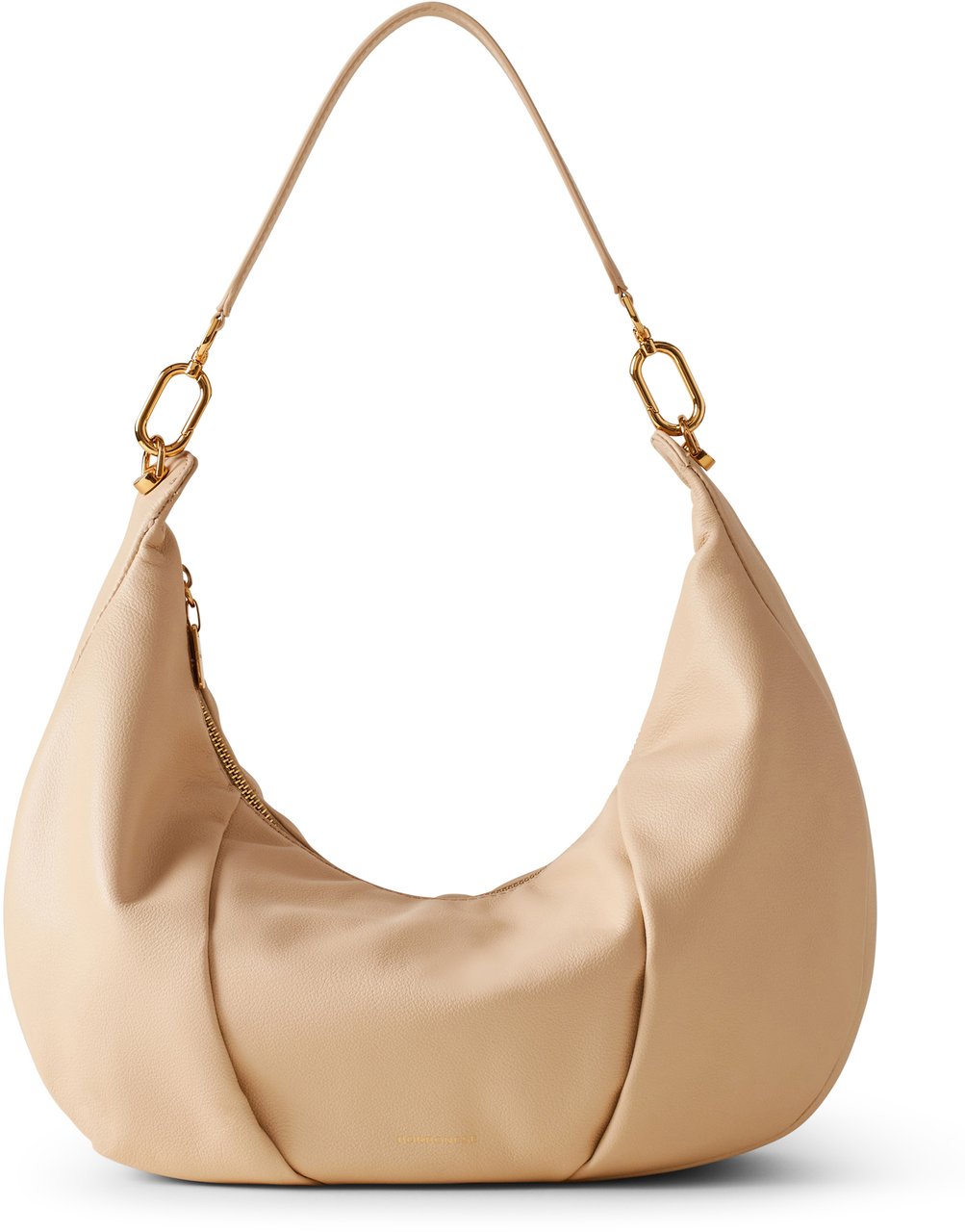 Borbonese BLOOM HOBO LARGE Beige