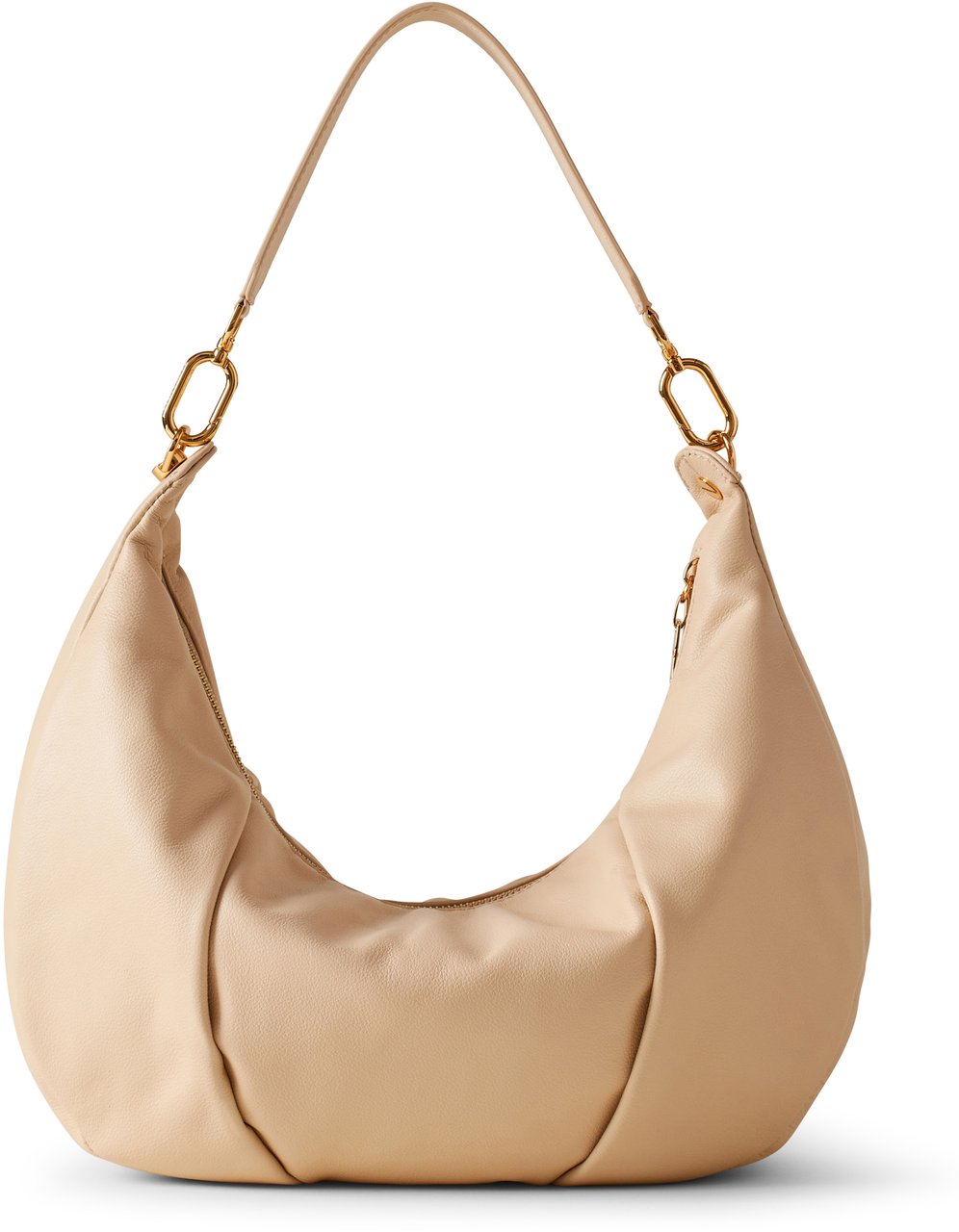 Borbonese BLOOM HOBO LARGE Beige