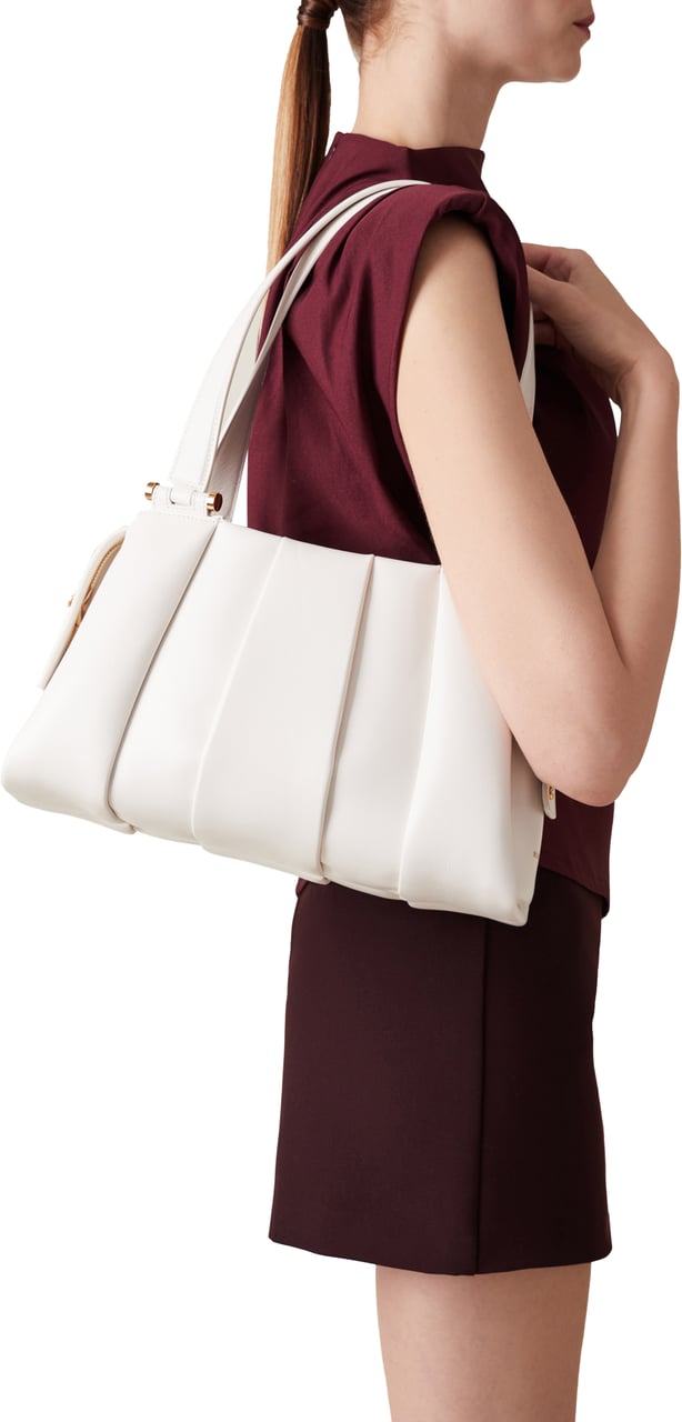 Borbonese L’ELCAIR BOWLER MEDIUM Wit