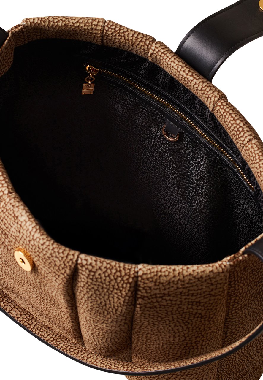 Borbonese L’ECLAIR HOBO LARGE Bruin