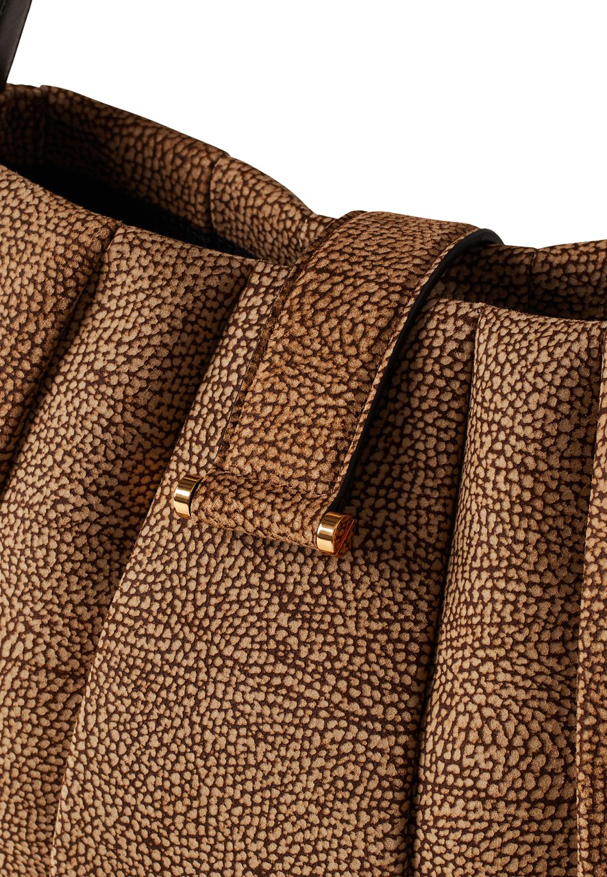 Borbonese L’ECLAIR HOBO LARGE Bruin