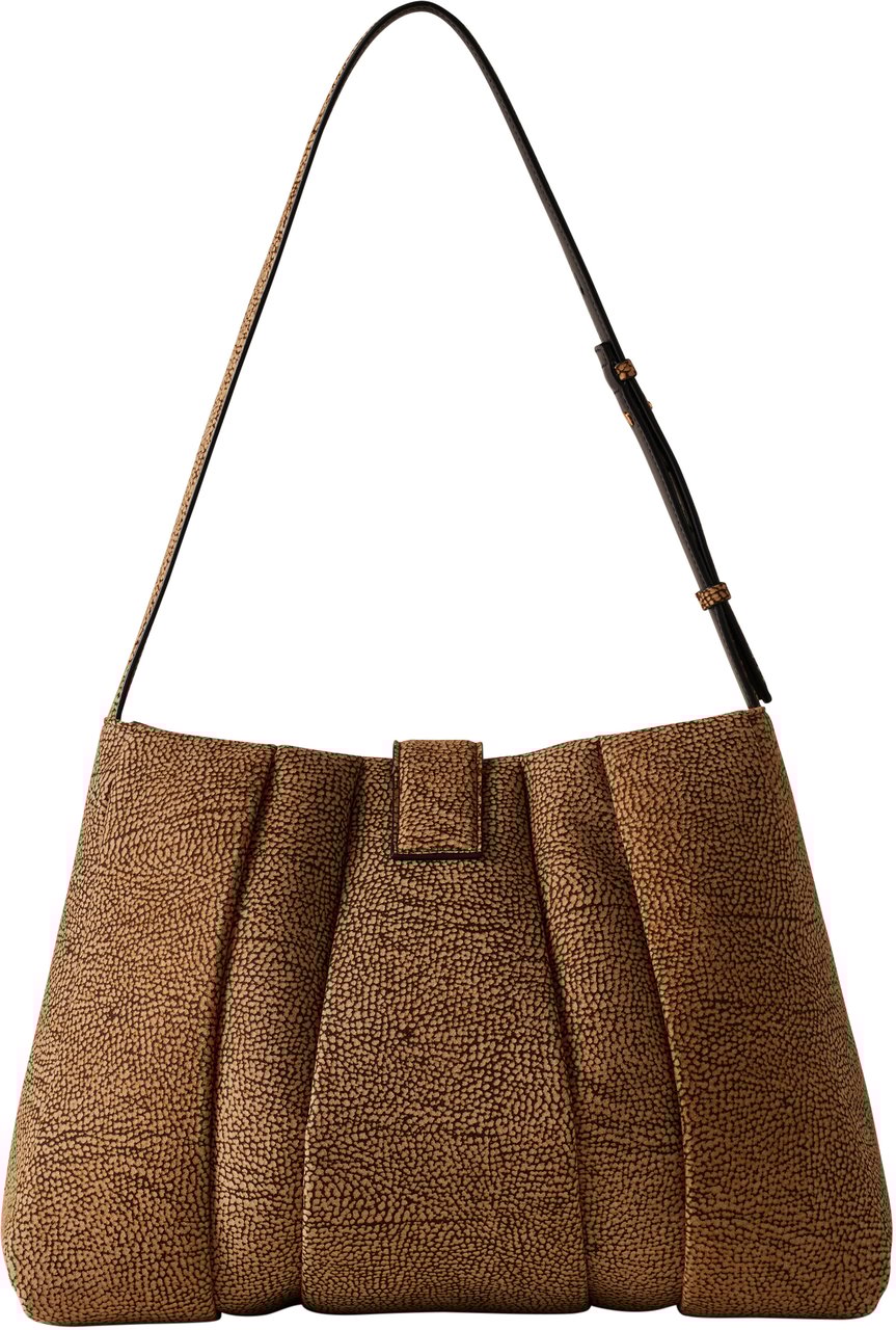 Borbonese L’ECLAIR HOBO LARGE Bruin