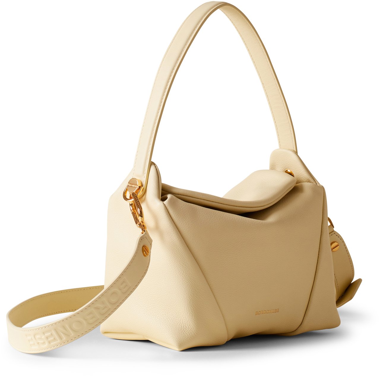 Borbonese BLOOM HOBO SMALL Beige