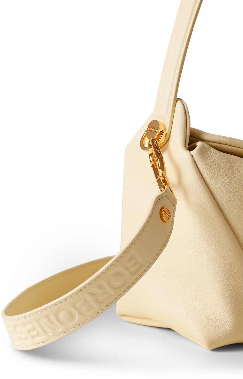 Borbonese BLOOM HOBO SMALL Beige