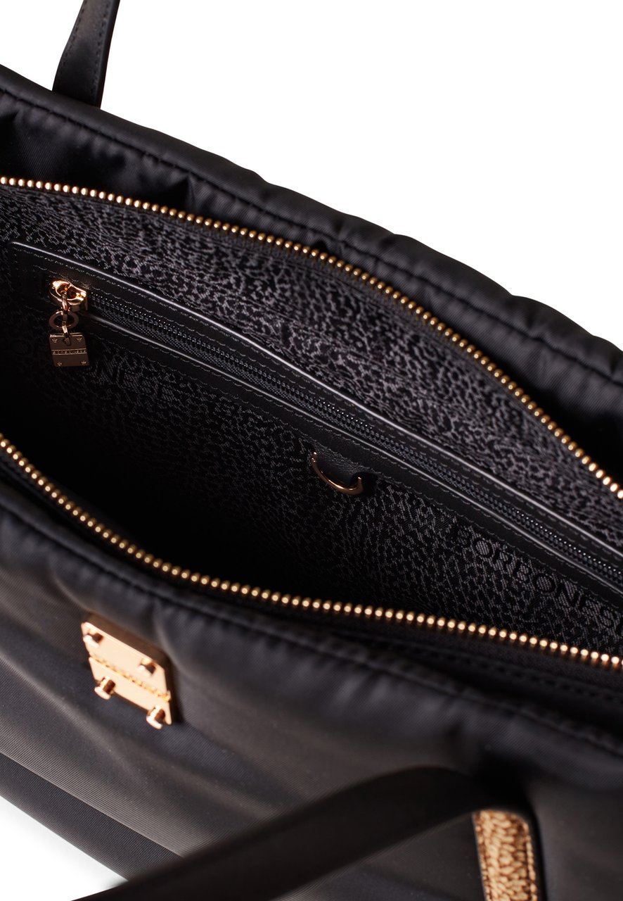 Borbonese CAHIER SHOPPER MEDIUM Bruin